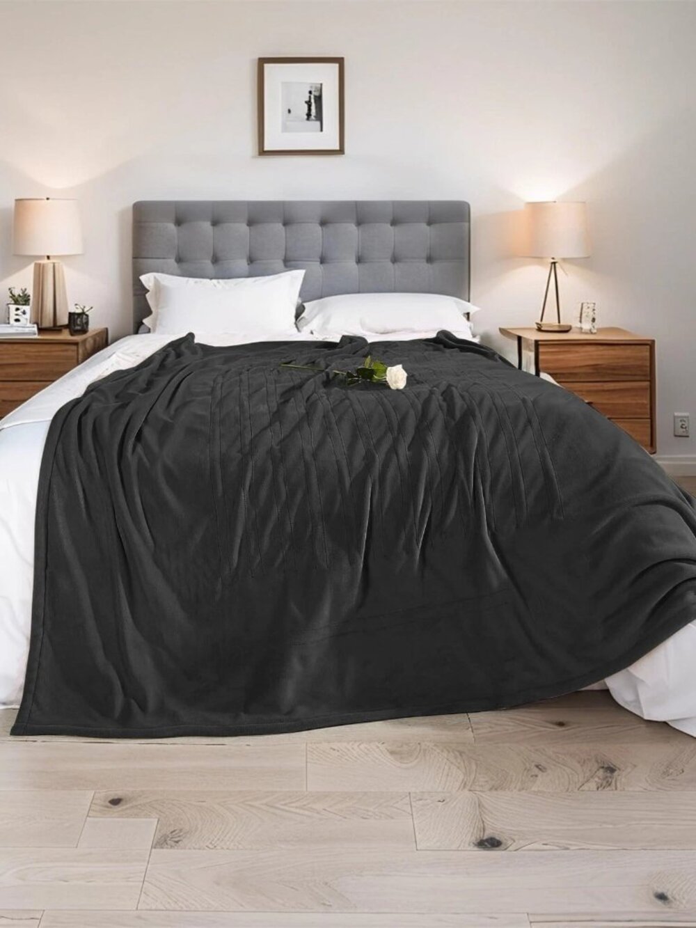 Queen Size Electric Heated Blanket Intertek Certified 10 Heat Levels